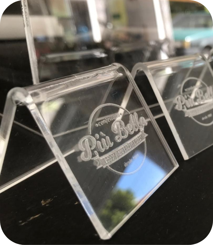 Display de Mesa em acrílico